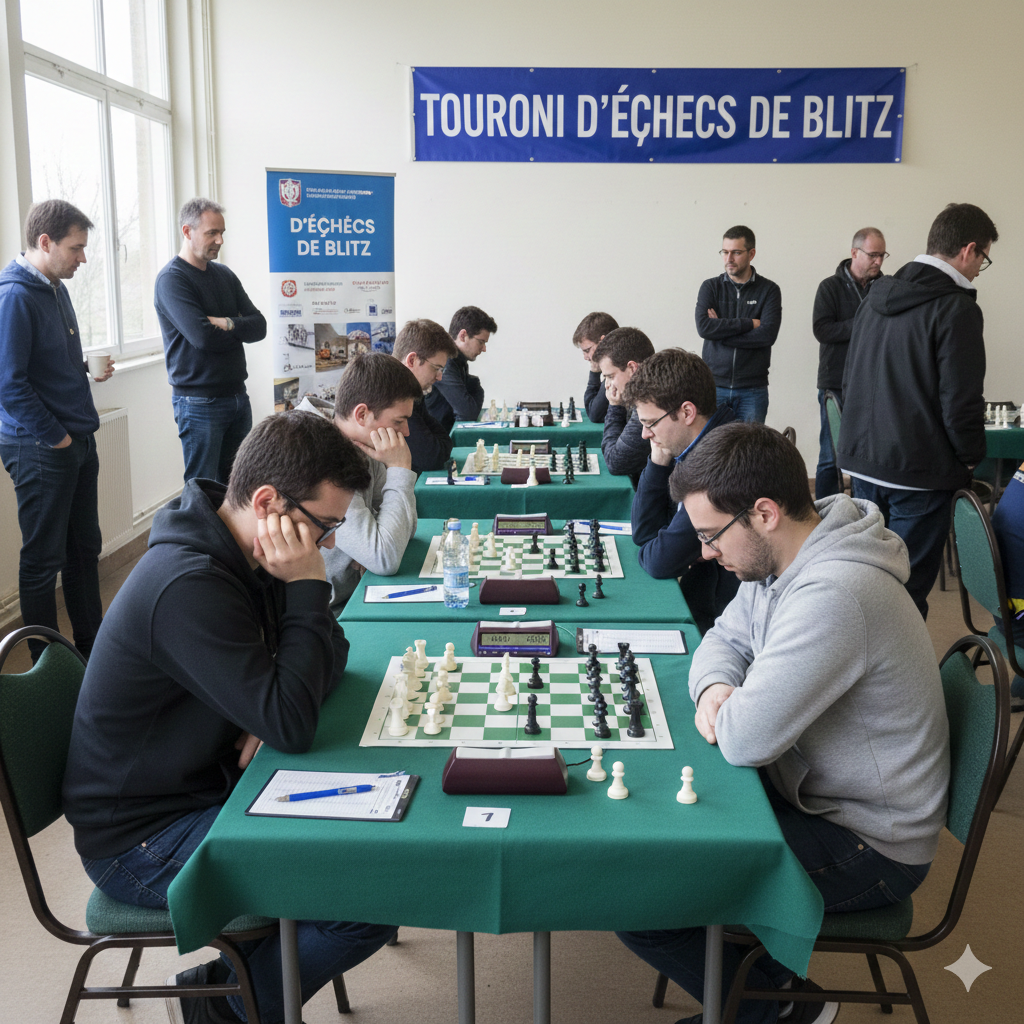 Rejoignez nous le 15/06/26 au tournoi de Blitz 5 min à Brétigny-sur-Orge